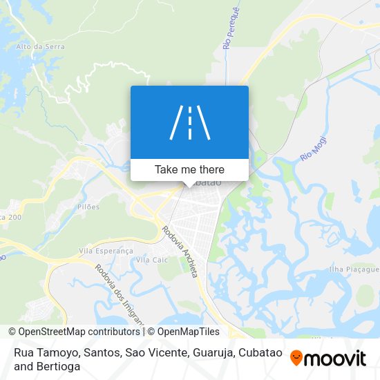 Rua Tamoyo map