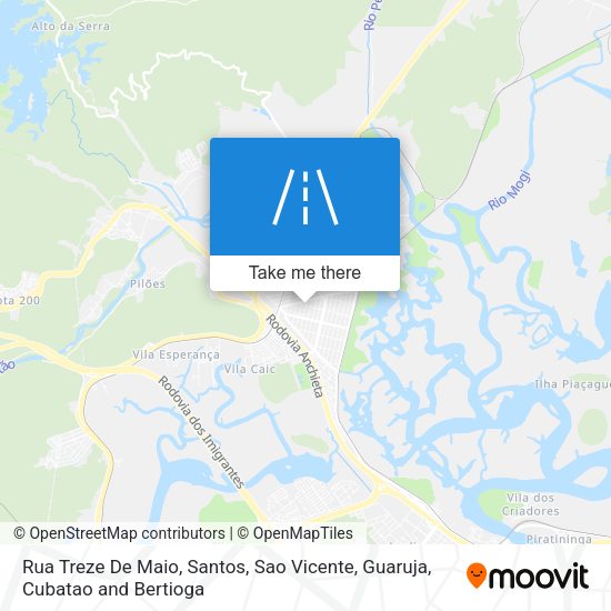 Rua Treze De Maio map