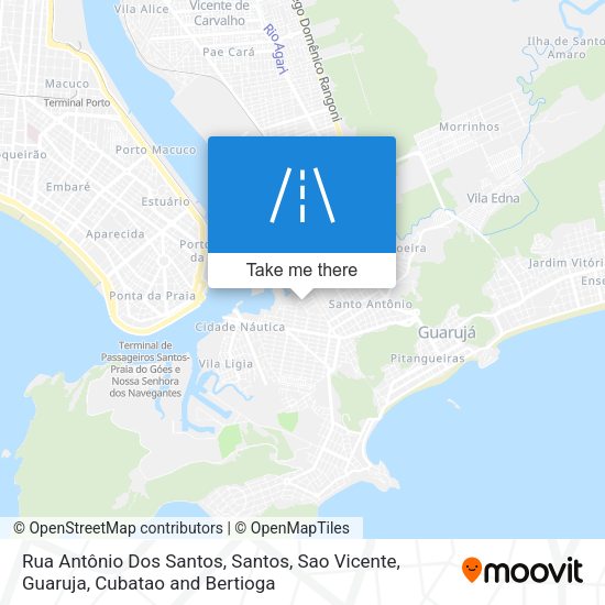 Rua Antônio Dos Santos map
