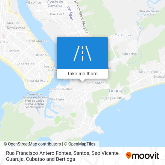 Rua Francisco Antero Fontes map
