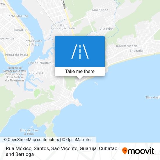 Rua México map