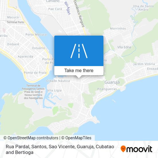 Rua Pardal map