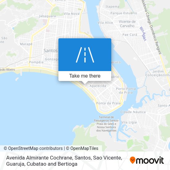 Avenida Almirante Cochrane map