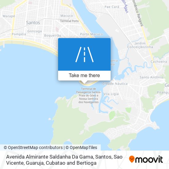 Mapa Avenida Almirante Saldanha Da Gama
