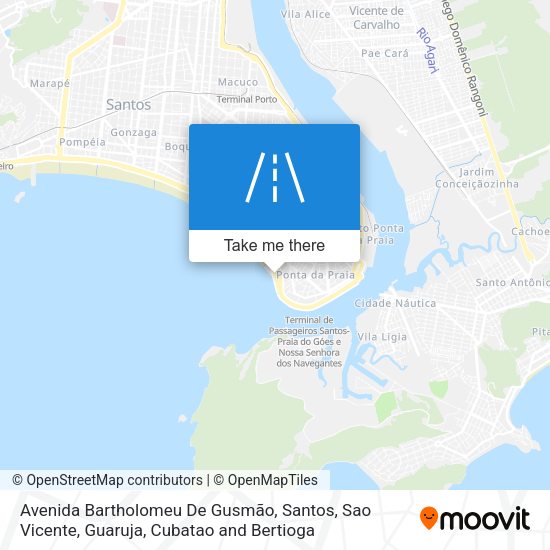 Avenida Bartholomeu De Gusmão map