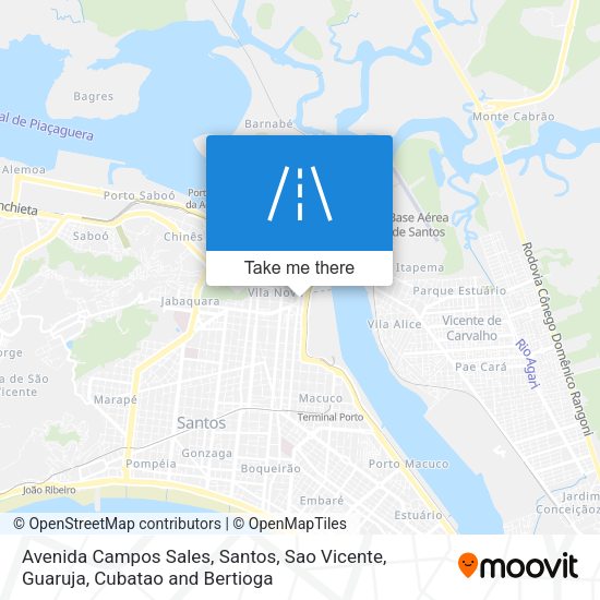 Avenida Campos Sales map