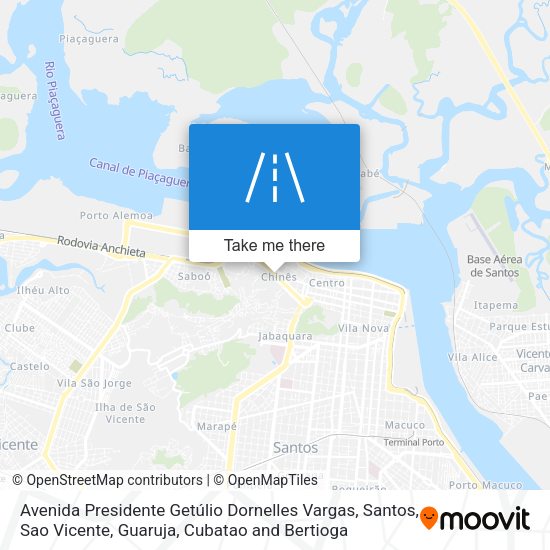 Avenida Presidente Getúlio Dornelles Vargas map