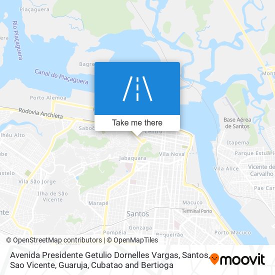 Avenida Presidente Getulio Dornelles Vargas map