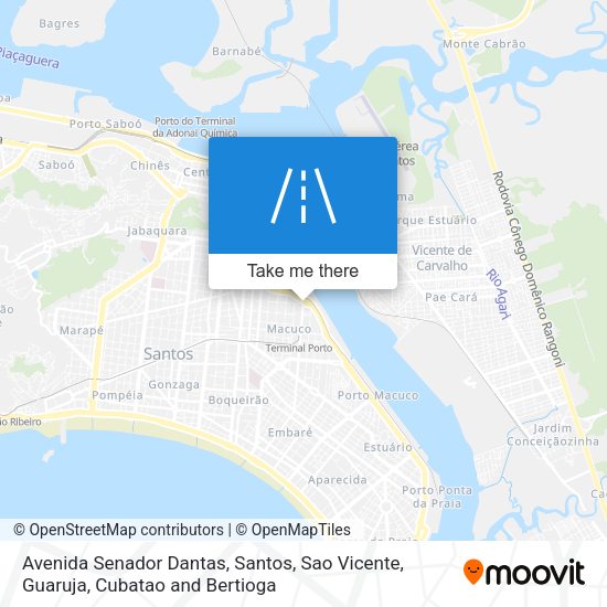 Avenida Senador Dantas map