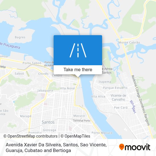 Avenida Xavier Da Silveira map
