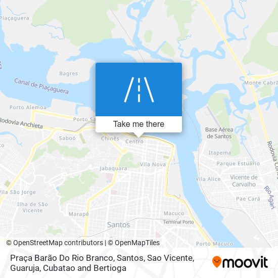 Mapa Praça Barão Do Rio Branco