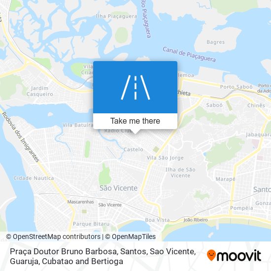 Mapa Praça Doutor Bruno Barbosa