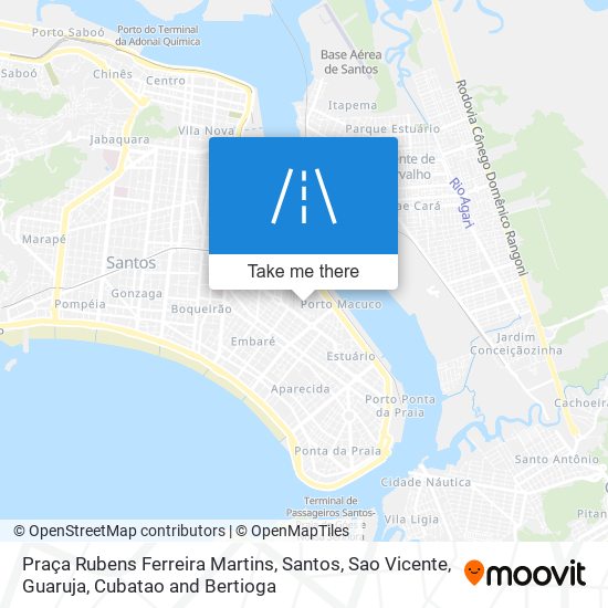 Mapa Praça Rubens Ferreira Martins