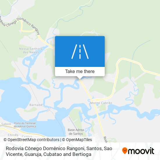 Rodovia Cônego Domênico Rangoni map