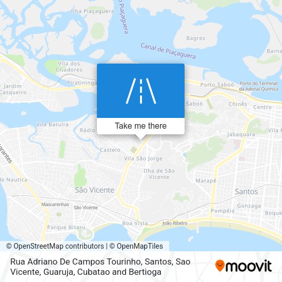 Rua Adriano De Campos Tourinho map