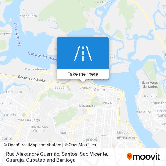 Rua Alexandre Gusmão map