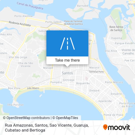 Rua Amazonas map