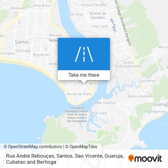 Rua André Rebouças map