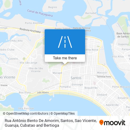 Rua Antônio Bento De Amorim map