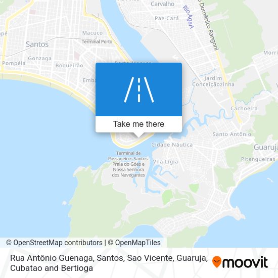 Rua Antônio Guenaga map