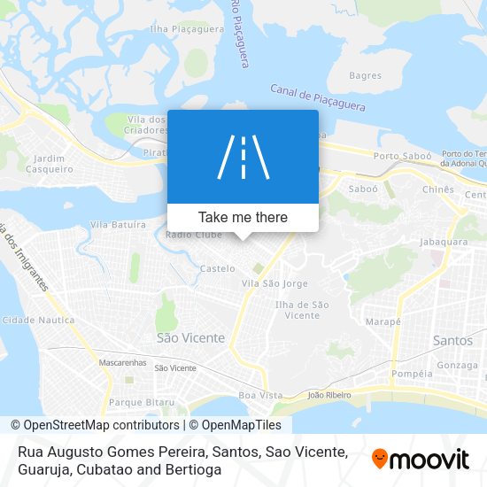 Rua Augusto Gomes Pereira map