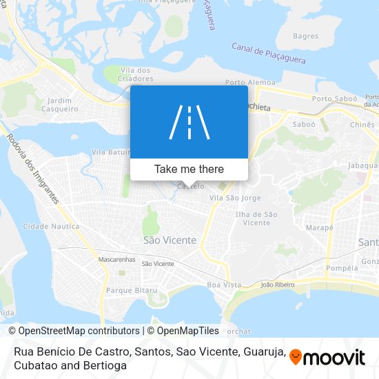 Rua Benício De Castro map