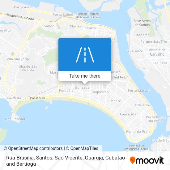 Rua Brasília map