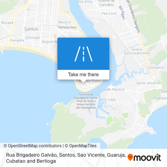 Rua Brigadeiro Galvão map