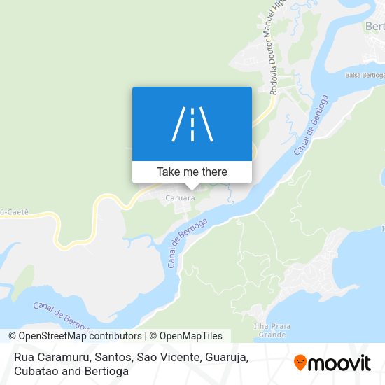 Rua Caramuru map