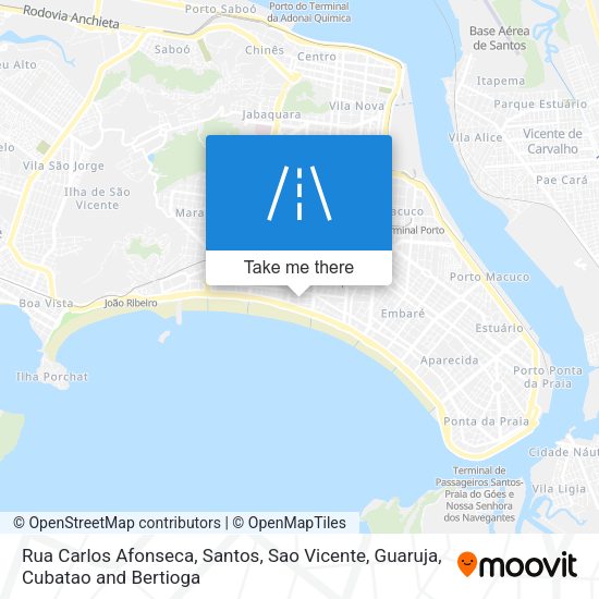 Rua Carlos Afonseca map