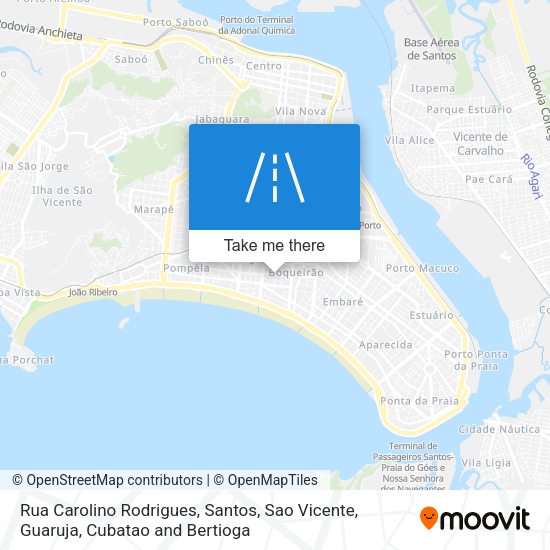 Rua Carolino Rodrigues map