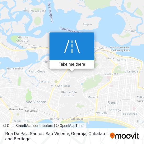 Rua Da Paz map