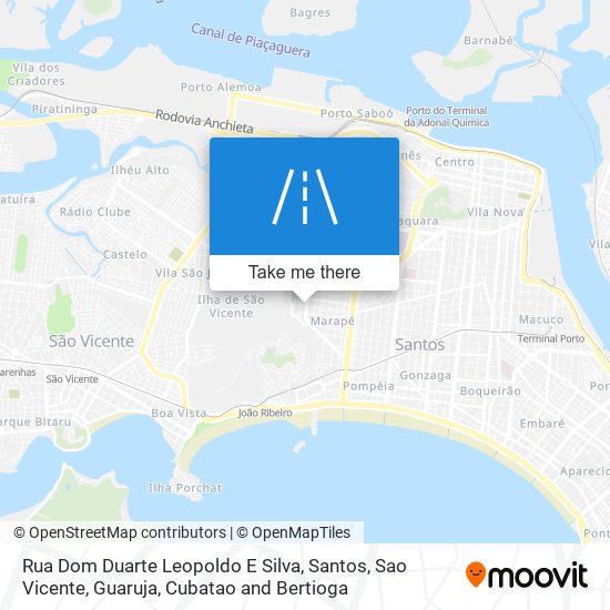 Rua Dom Duarte Leopoldo E Silva map