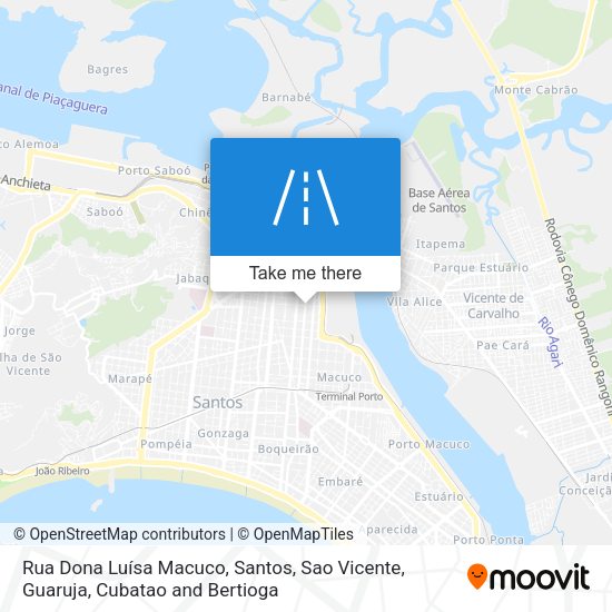 Rua Dona Luísa Macuco map