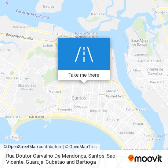 Rua Doutor Carvalho De Mendonça map