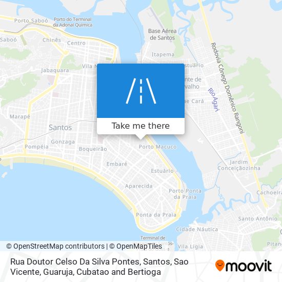 Rua Doutor Celso Da Silva Pontes map
