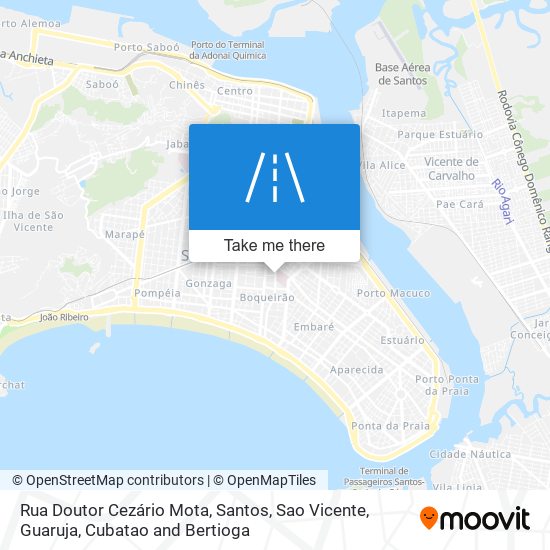 Mapa Rua Doutor Cezário Mota