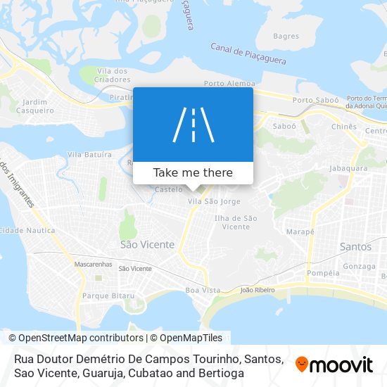 Rua Doutor Demétrio De Campos Tourinho map