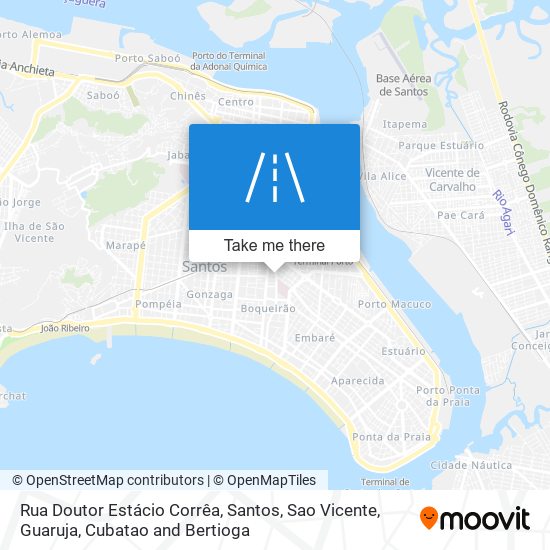 Rua Doutor Estácio Corrêa map