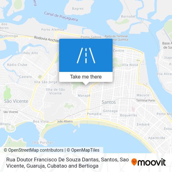 Rua Doutor Francisco De Souza Dantas map