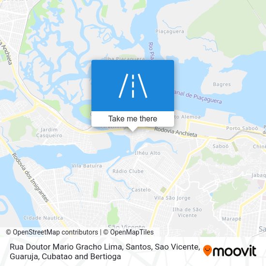 Rua Doutor Mario Gracho Lima map