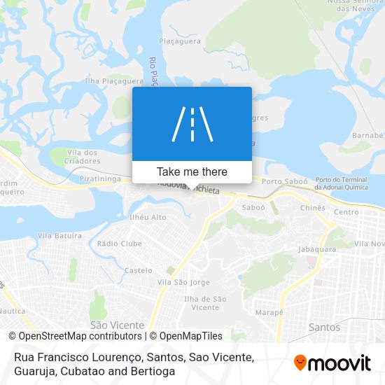 Rua Francisco Lourenço map