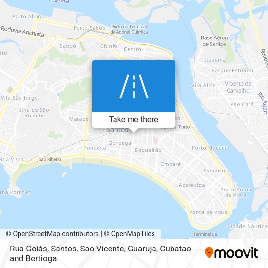 Rua Goiás map