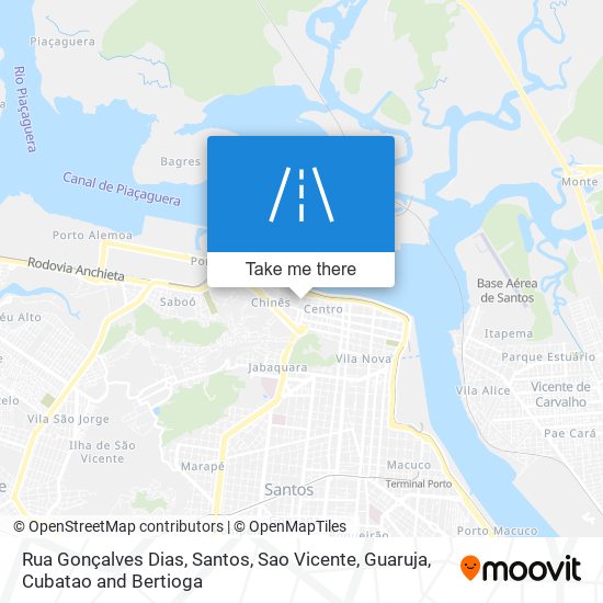 Mapa Rua Gonçalves Dias