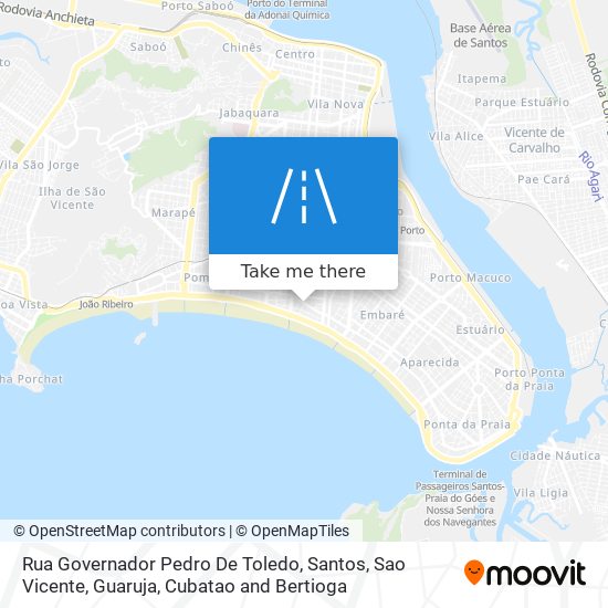 Rua Governador Pedro De Toledo map