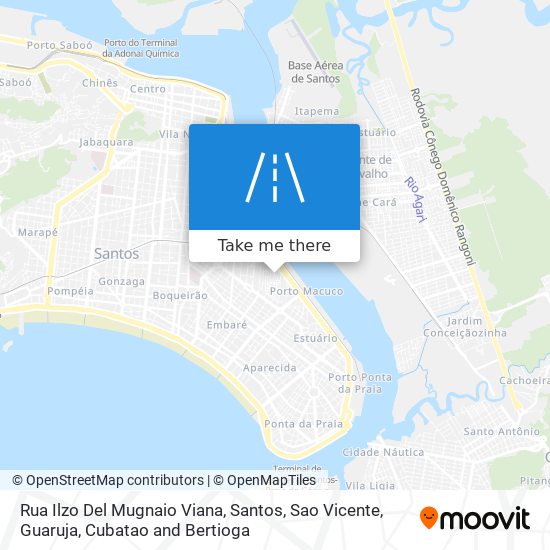 Rua Ilzo Del Mugnaio Viana map