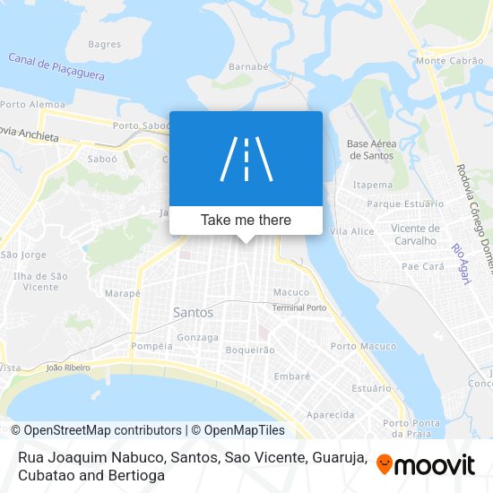 Rua Joaquim Nabuco map