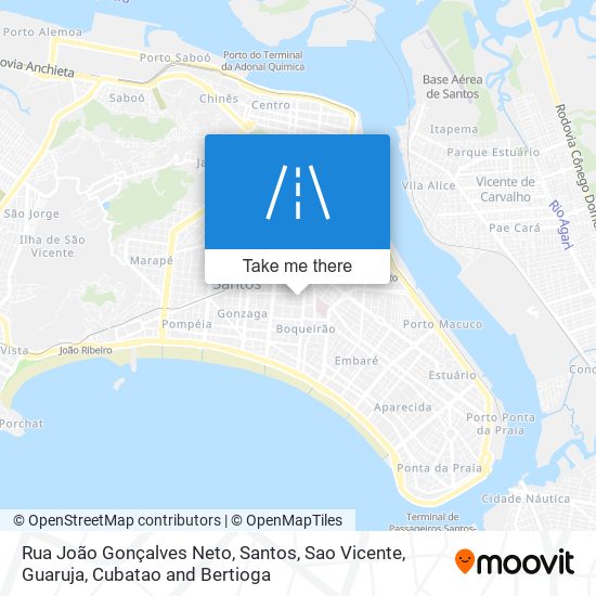 Mapa Rua João Gonçalves Neto