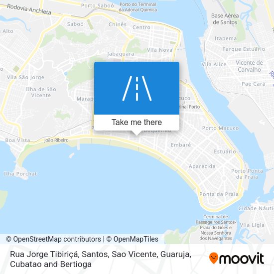 Rua Jorge Tibiriçá map