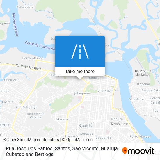 Rua José Dos Santos map